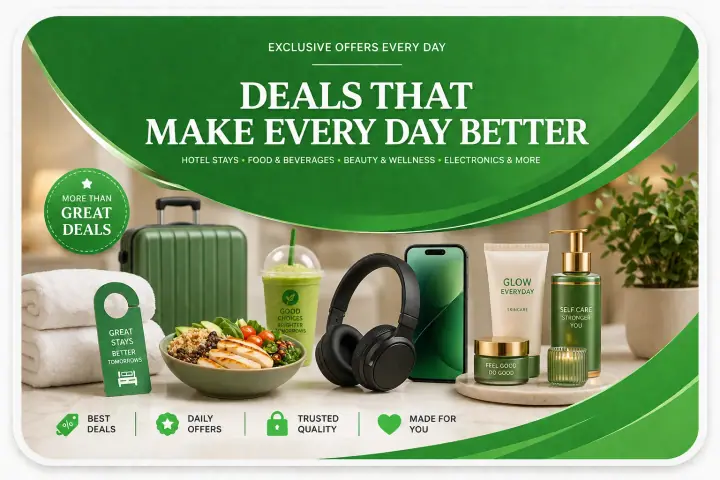 A merchant's catalog cover in the DealPopup app